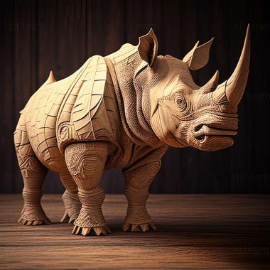 3D модель Rhinotropidia rostrata (STL)